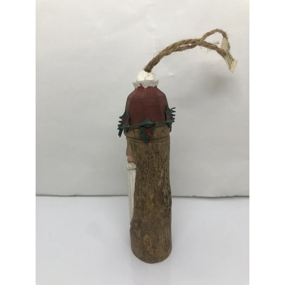 Midwest Cannon Falls‎ Folk Santa Christmas Tree Ornament Primitive Hand Painted